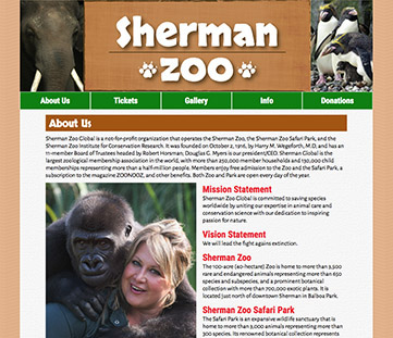 Gomez: Sherman Zoo