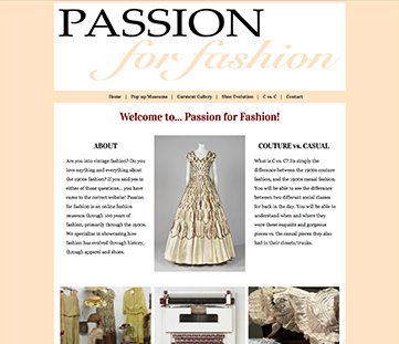 Passion for Fashion Museum
